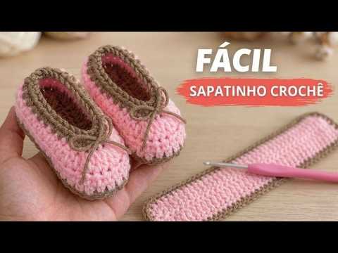 SAPATINHO Perfeito de CROCHÊ
