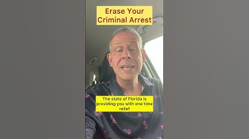 Erase/Expunge Your Criminal Arrest #expunged #expungement #sealing #expunged #expungement