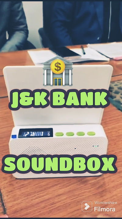 J&K BANK SOUNDBOX | JK BANK SOUND BOX | TRENDING JKBANK SOUNDBOX WITH QR CODE