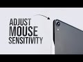 How to Adjust Magic Mouse Sensitivity on iPad (tutorial)
