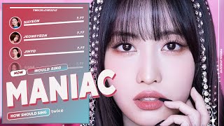 [AI COVER] How Would TWICE sing 'MANIAC ' by VIVIZ Resimi