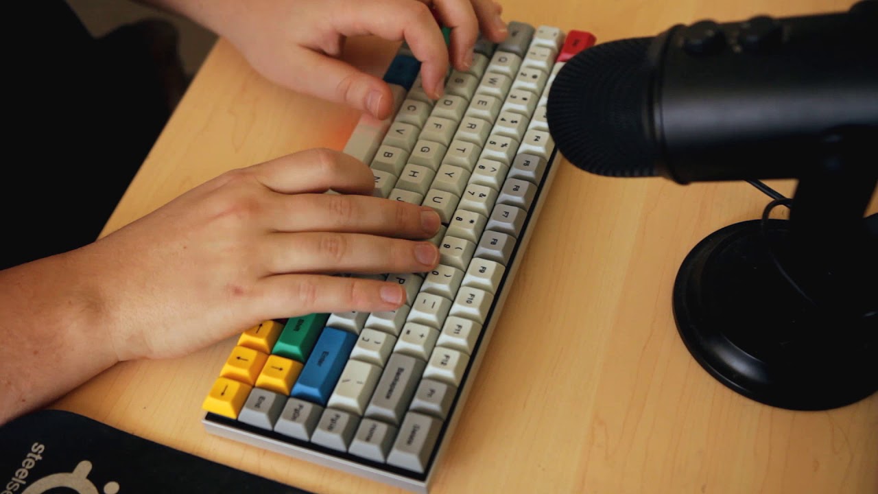 Vortex Race 3 Sound Test - Cherry MX Clear