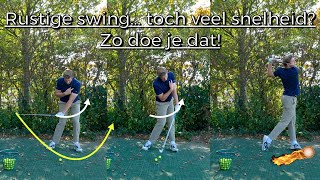 A quiet swing...still a lot of speed? Here's how.