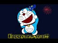 Doraemon Fireworks Happy New Year 2022