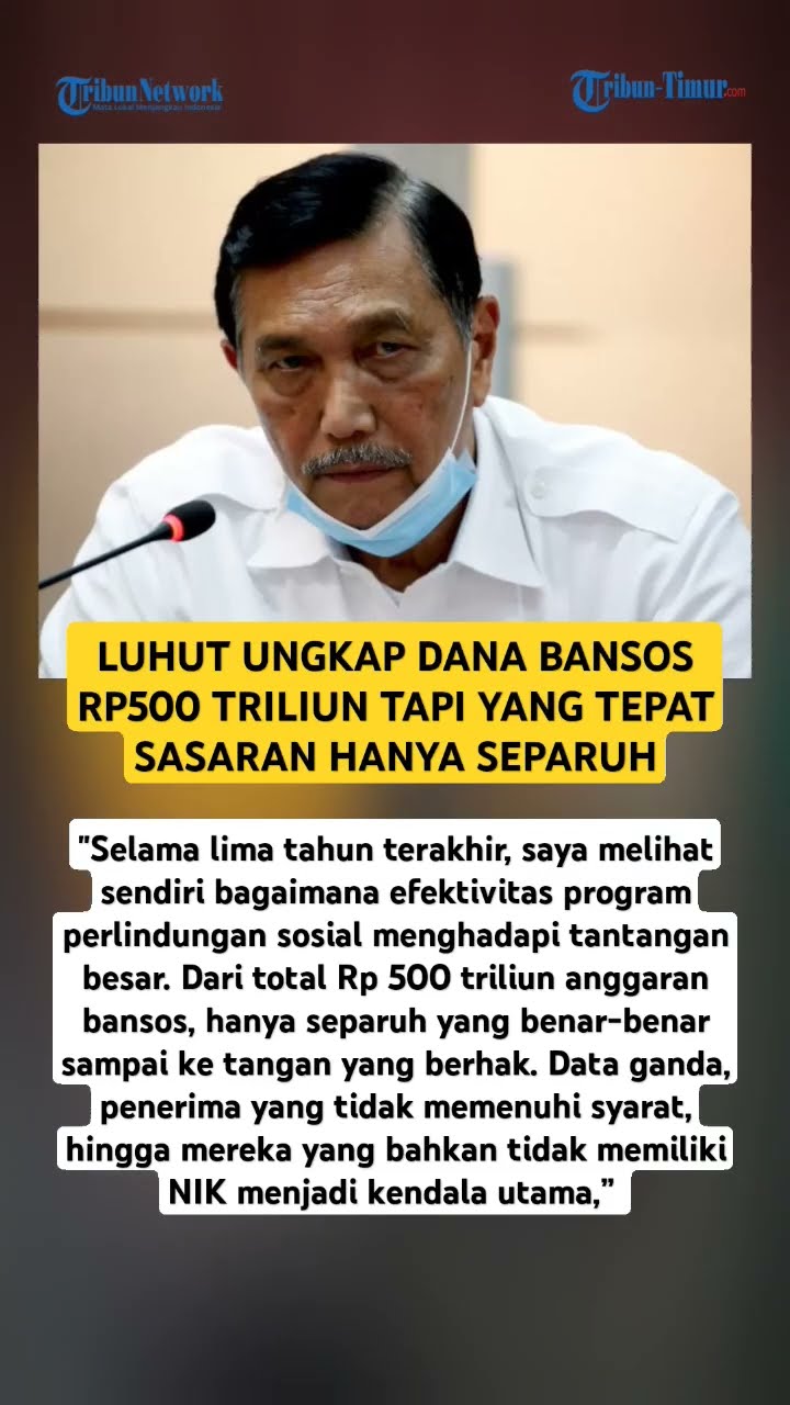 Lika-liku Dana Bansos, sering Ada Permainan