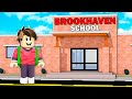 MY FIRST DAY OF SCHOOL IN ROBLOX BROOKHAVEN!