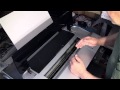 How to load thick media through the Rear manual feed on Epson PRO 3800