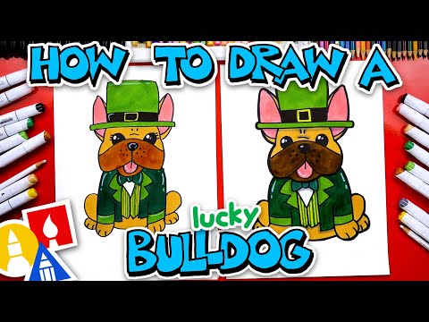 How To Draw A St Patrick39s Day French Bulldog