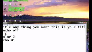 How to say something in Windows Batch