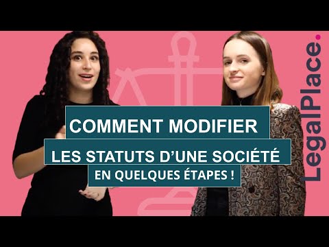 Vidéo: Comment modifier les statuts ?