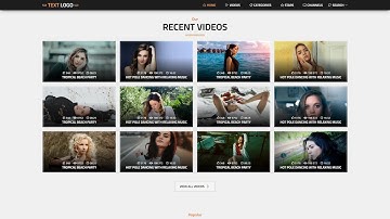 SXT17 - HTML5 Video Website Template - Color Version 4