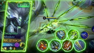 MOSKOV NEW DAMAGE BUILD 2024 #gamingvideos #mlbb #viralvideo