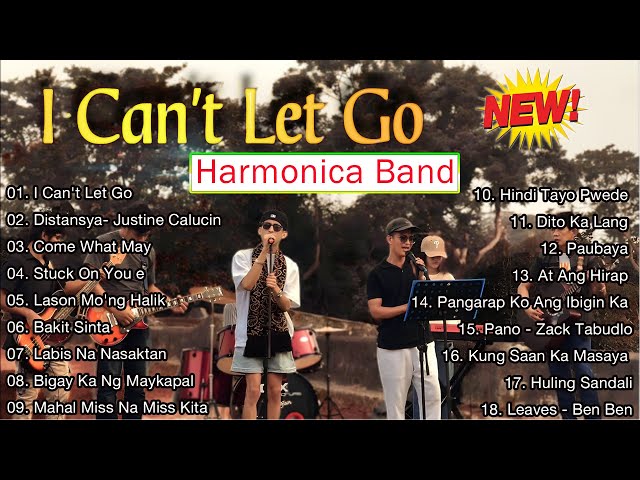 I Can't Let Go #Harmonica Band ft. Justine Calucin Best Songs Cover New 2023 class=