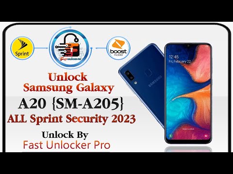 Unlock sim A20
