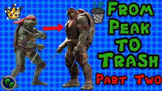 From Peak to Trash Part Two | Rise and Fall of Live Action Teenage Mutant Ninja Turtles Designs