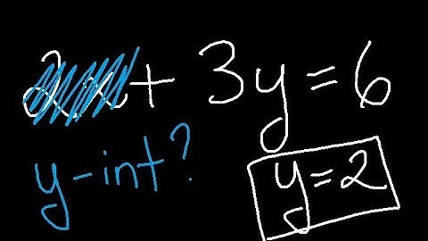How to get x-intercept and y-intercept of a line | Math Explained #howto #math #algebra #awesome