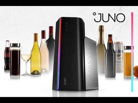 JUNO - Rapidly chill wine, beer, coffee and more in just minutes!