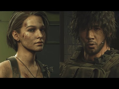 A Story of Hate then Love - All Jill and Carlos Scenes - Resident Evil 3 (2020)