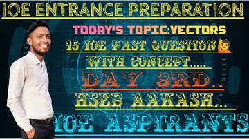 IOE entrance preparation {Day 3rd}today