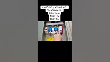 Mẫu tủ chống sét lan truyền Bảo vệ 3 cấp độ .Dễ sử dụng Có tủ 1 fa Có tủ 3fa. #saorethe