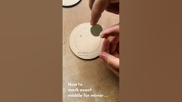How to market exact centre for mirror |Lippan art tips | big era tips