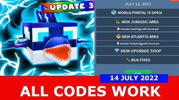 *ALL CODES WORK* [UPDATE 3] Mining Clicker Simulator ROBLOX | 14 JULY 2022
