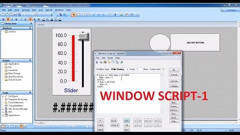 WINDOW SCRIPT IN INTOUCH SCADA SOFTWARE TUTORIAL PART:16