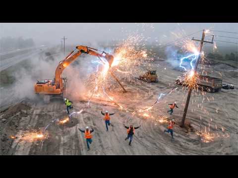 Idiots With Excavators: Total Job Site Chaos | Extreme Dangerous Heavy Equipment Fails #15