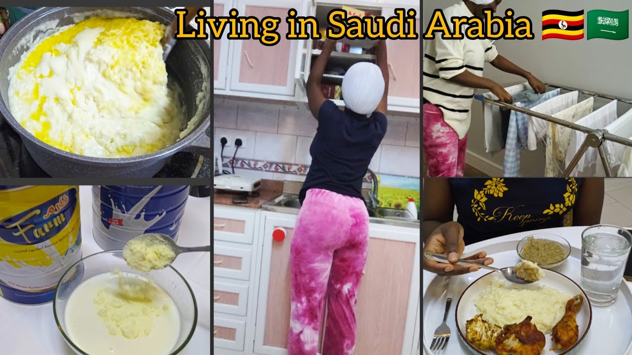Saleek Rice A day in life of a Ugandan living in Saudi Arabia| Preparing Saleeg ...