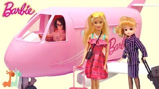 バービー 飛行機 リカちゃん キャビンアテンダント / Barbie Airplane Glamour Vacation Jet