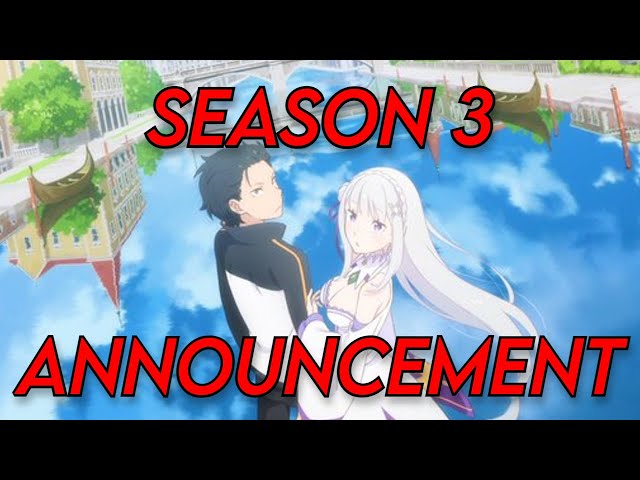 Get ready for the ultimate adventure: Re:Zero Season 3 coming soon