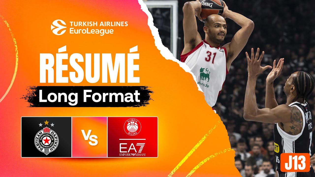 Partizan Belgrade vs Olimpia Milan - Résumé long format - EuroLeague J13