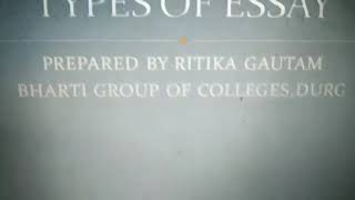 Types Of Essay By Mrs Ritika Gautam