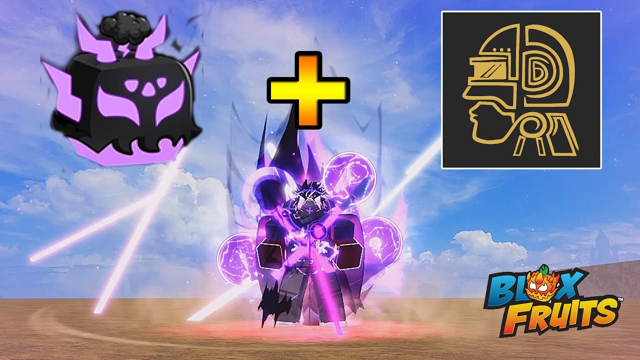 Purple Lightning + Cyborg V4 = ⚡️🟣🤖( blox fruits )