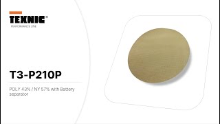 PERFORMANCE LINE / T3-P210P / Fabric Demo Video by TEXNIC®