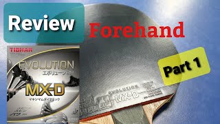 Evolution MX-D Review Part 1 Forehand screenshot 1