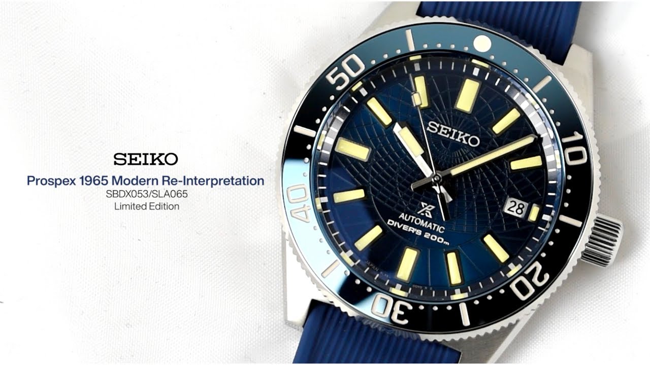 Closer Look: At The New Seiko Prospex 1965 Modern Re-Interpretation SBDX053/ SLA065 Limited Edition - YouTube
