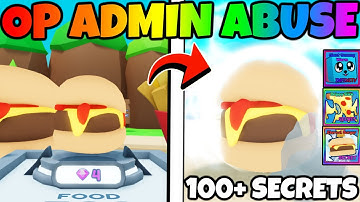 I Hatched 100+ NEW SECRETS from OP ADMIN ABUSE Event in Bubble Gum Simulator INFINITY