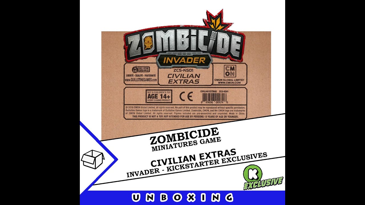 Zombicide Invader: Civilian Extras [Kickstarter Stretch Goals] - Part 3 ...