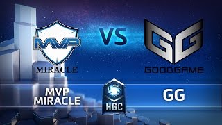 HGC Korea – Phase 1 - Game 1 - MVP Miracle vs GG