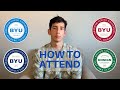 How to attend byu as an international student step by step