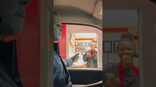 Michael Myers Drive Thru Prank… Pt 2