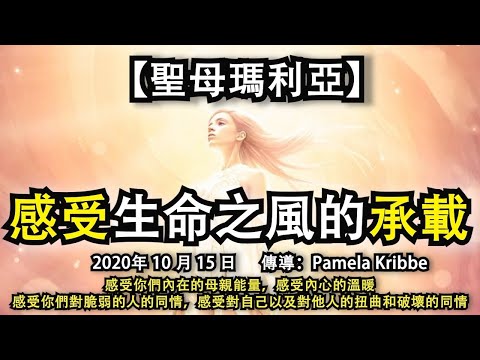 【聖母瑪利亞】《感受生命之風的承載》感受你們內在的母親能量，感受內心的溫暖，感受你們對脆弱的人的同情，感受對自己以及對他人的扭曲和破壞的同情