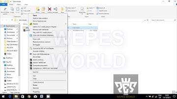 PES 2018 OPTION FILE - EASY DOWNLOAD AND COPY TO USB TUTORIAL - WEPES WORLD