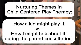 Famous Nurturing Themes in CCPT: how a kid might play it vs. explaining to parents Net Worth