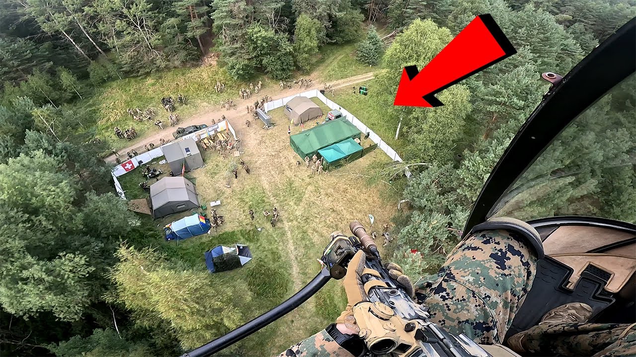 PODPORA Z VRTULNÍKU (Největší airsoft v ČR) — 3000 hráčů 72h nonstop