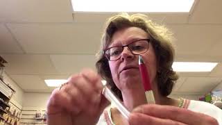 Installing lead in Fons & Porter mechanical pencil
