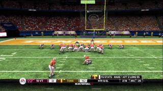 Ncaa Football 10 - Chick-Fil-A Bowl - Virginia Tech Vs Tennessee Hd