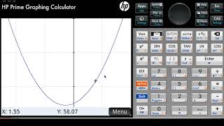 HP Prime - Plotting APP (Advanced Graphing) Intro. screenshot 2