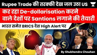 Trump(US) to Punish India & Others Who Want "De-Dollarisation" | BRICS On Priority Target